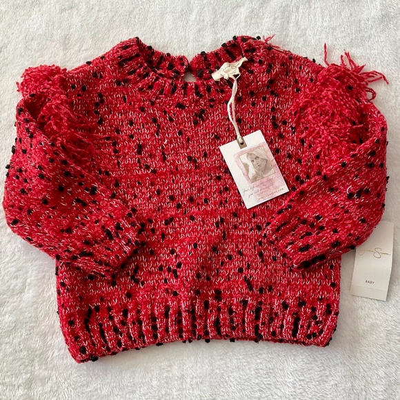 JESSICA SIMPSON GIRLS LONG-SLEEVE SWEATER~SIZE 18 MONTHS! - Picture 1 of 8